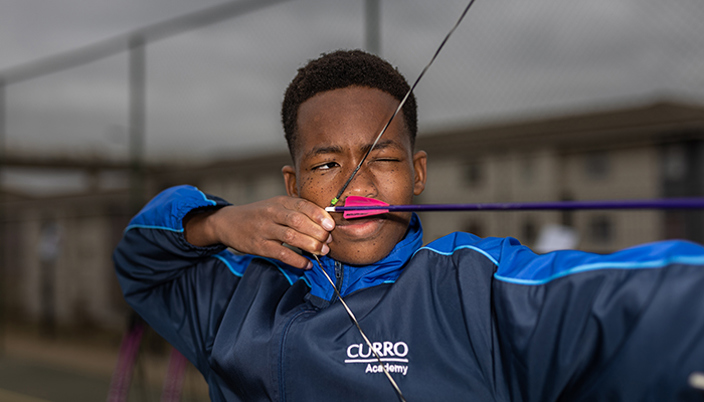 Curro Academy Riverside, Curro school, schools in Fourways, best private school, archery, Curro Academy